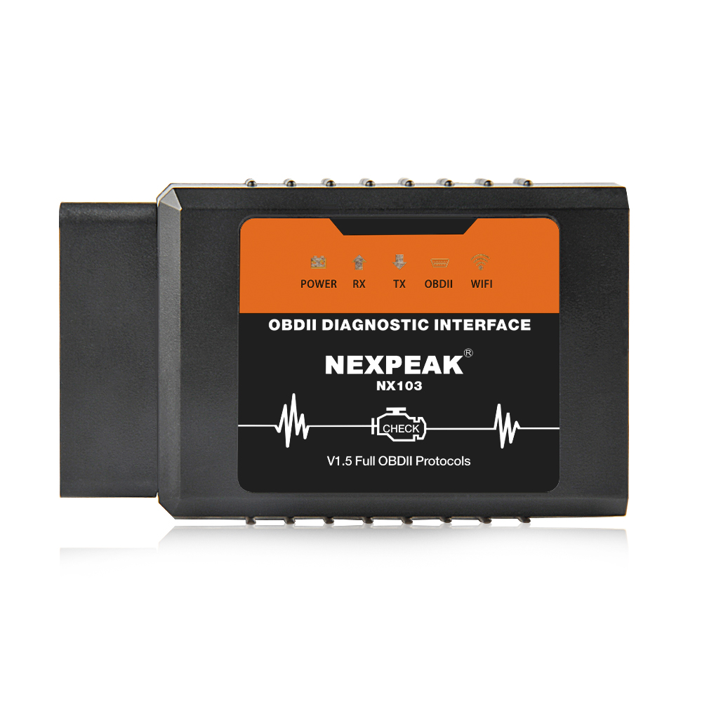 NEXPEAK NX103 WIFI OBDII Scanner for IOS iPhone and Android Windows -  ELM327 V1.5